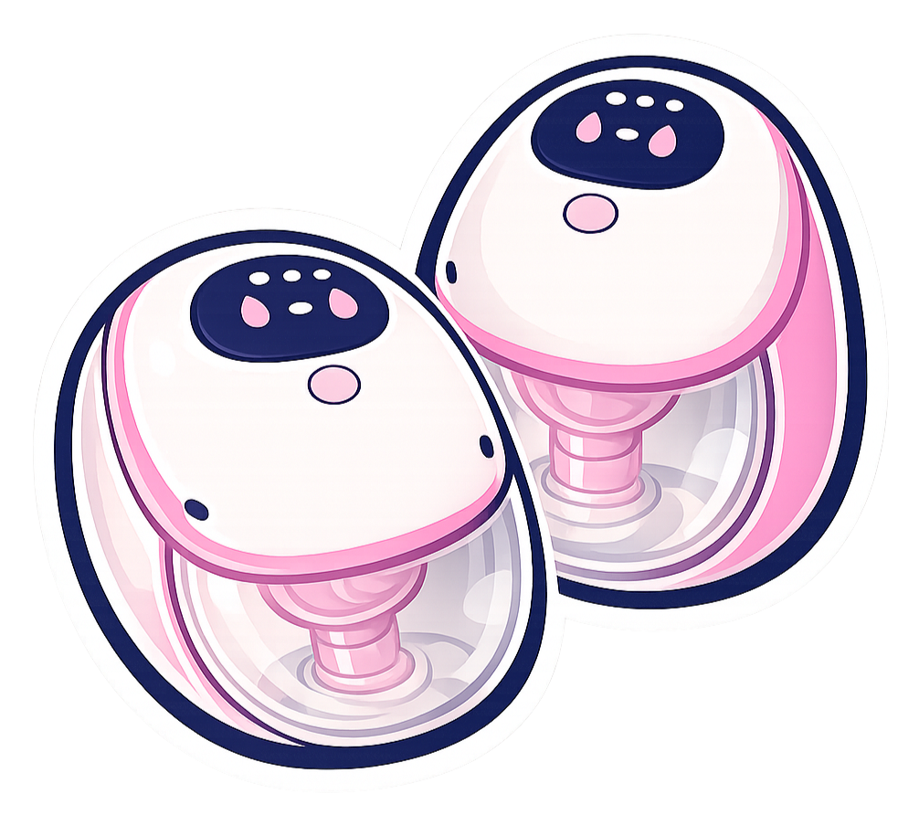 Premium wearable breast pump